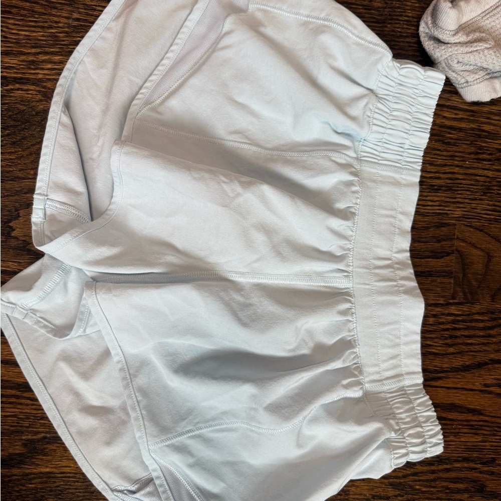 Lululemon light blue shorts